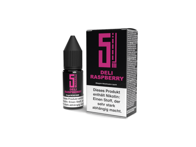 5EL - Deli Raspberry - Nikotinsalz Liquid - 10 ml
