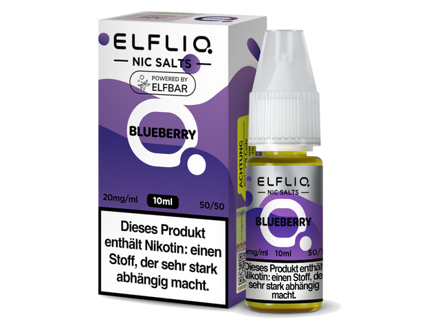 ELFLIQ – Blueberry – Nikotinsalz Liquid – 10 ml