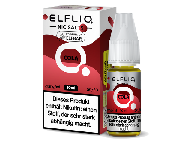 ELFLIQ – Cola – Nikotinsalz Liquid – 10 ml