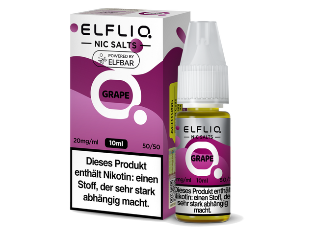 ELFLIQ - Grape - Nikotinsalz Liquid - 10 ml