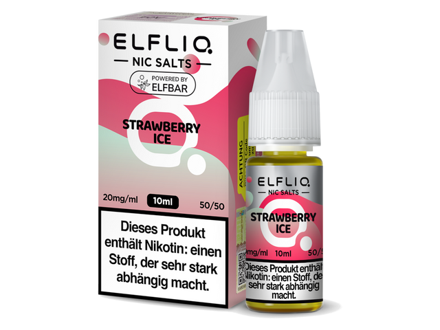 ELFLIQ – Strawberry Ice – Nikotinsalz Liquid – 10 ml