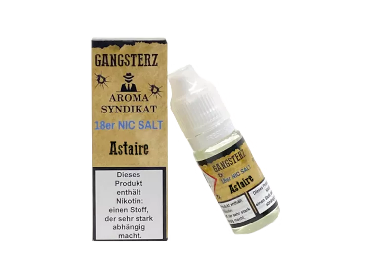 Gangsterz - Astaire - Nikotinsalz Liquid - 10 ml