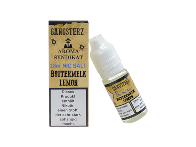 Gangsterz - Bottermelk Lemon - Nikotinsalz Liquid - 18 mg
