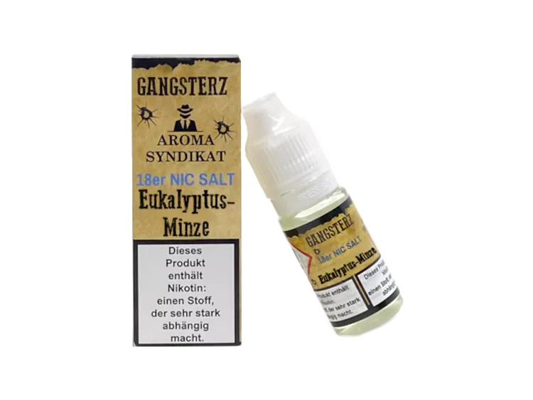Gangsterz - Eukalyptus-Minze - Nikotinsalz Liquid - 10 ml