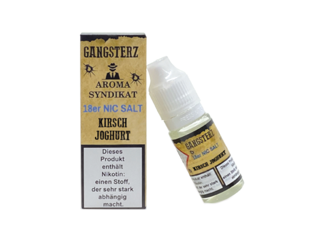 Gangsterz – Kirsch Joghurt – Nikotinsalz Liquid – 18 mg