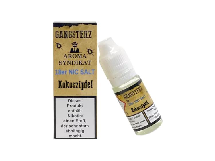 Gangsterz – Kokoszipfel – Nikotinsalz Liquid – 10 ml