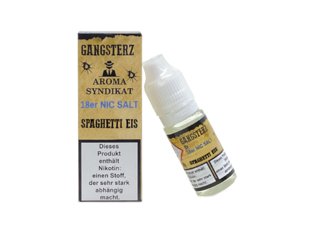 Gangsterz – Spaghetti Eis – Nikotinsalz Liquid – 18 mg