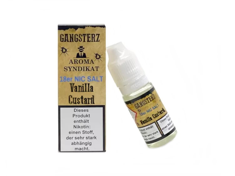 Gangsterz - Vanilla Custard - Nikotinsalz Liquid - 10 ml