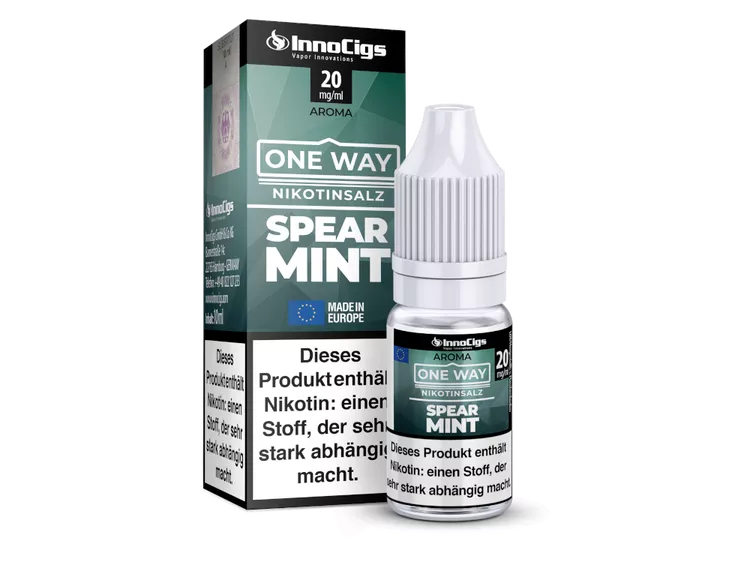 InnoCigs - One Way - Spearmint - Nikotinsalz Liquid - 10 ml