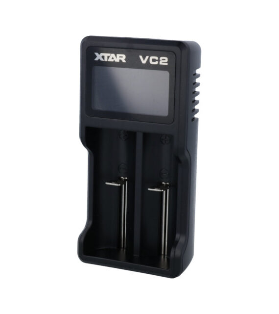 XTAR VC2 intelligentes 2-Schacht USB Akkuladegerät