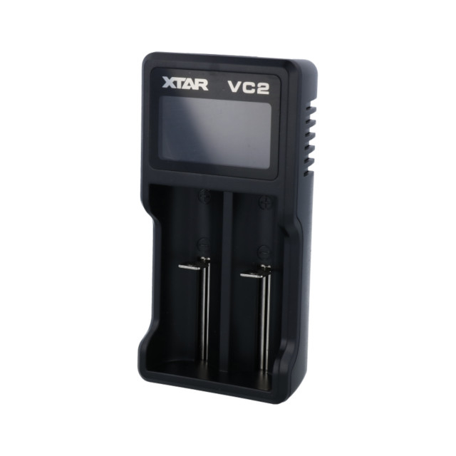 XTAR VC2 intelligentes 2-Schacht USB Akkuladegerät