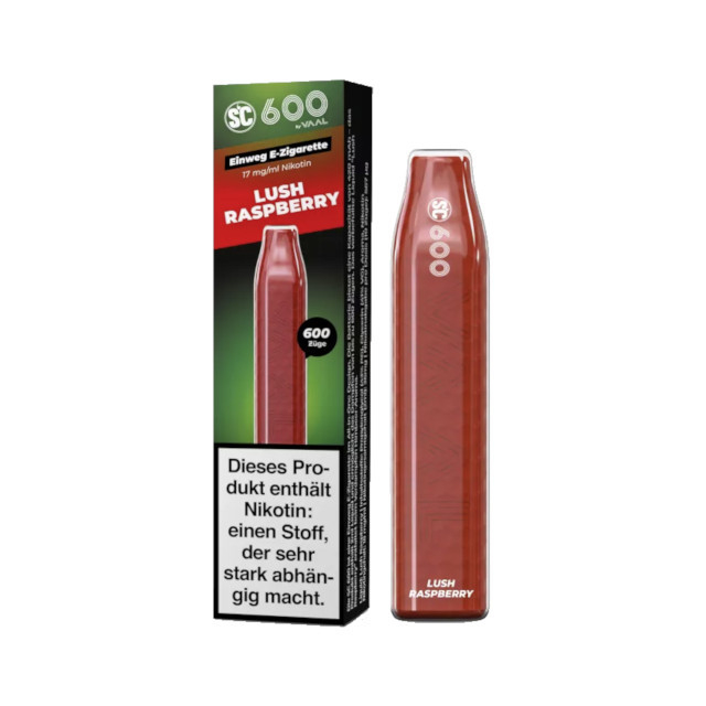 SC 600 by VAAL Lush Raspberry Einweg E-Zigarette
