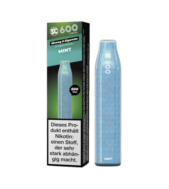 SC 600 by VAAL Mint Einweg E-Zigarette