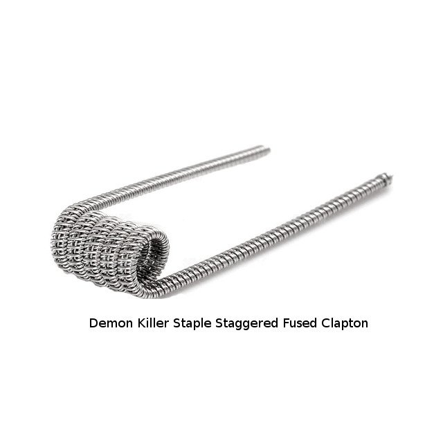 Staple-Staggered Clapton Coil