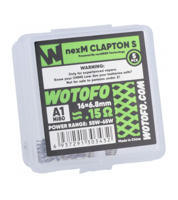 Wotofo nexM Clapton S 0,15 Ohm Wire