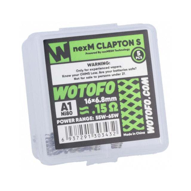 Wotofo nexM Clapton S 0,15 Ohm Wire
