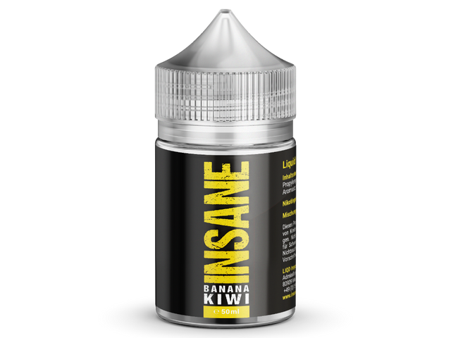 Insane - Banana Kiwi - Shortfill Liquid - 50 ml