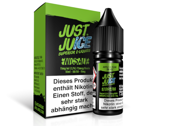 Just Juice - Apple & Pear on Ice - Nikotinsalz Liquid - 10 ml