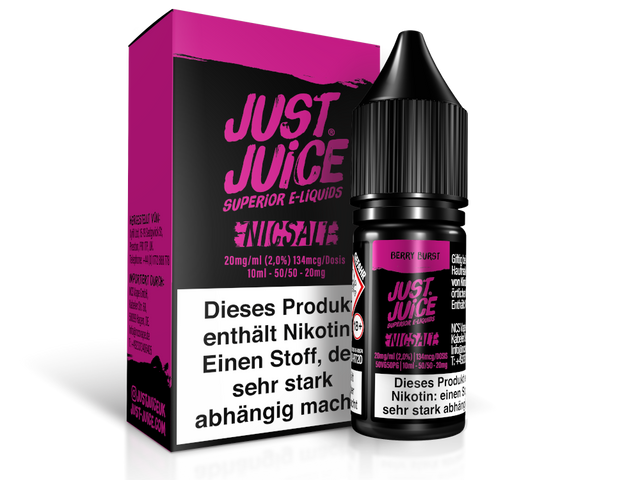 Just Juice – Berry Burst – Nikotinsalz Liquid – 10 ml
