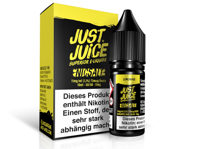 Just Juice – Lemonade – Nikotinsalz Liquid – 10 ml