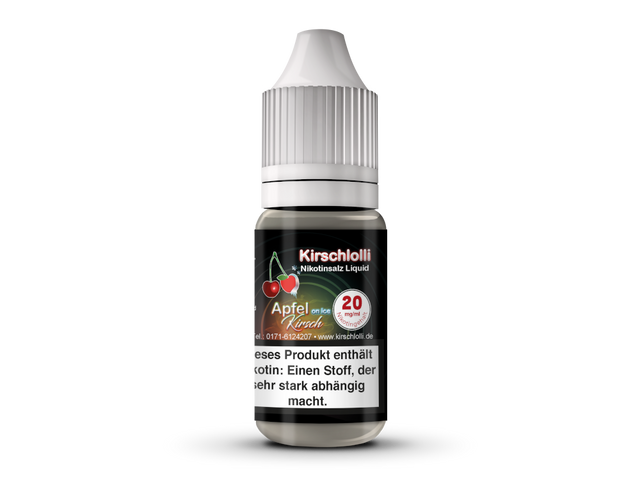 Kirschlolli - Apfel Kirsch on Ice - Nikotinsalz Liquid - 10ml