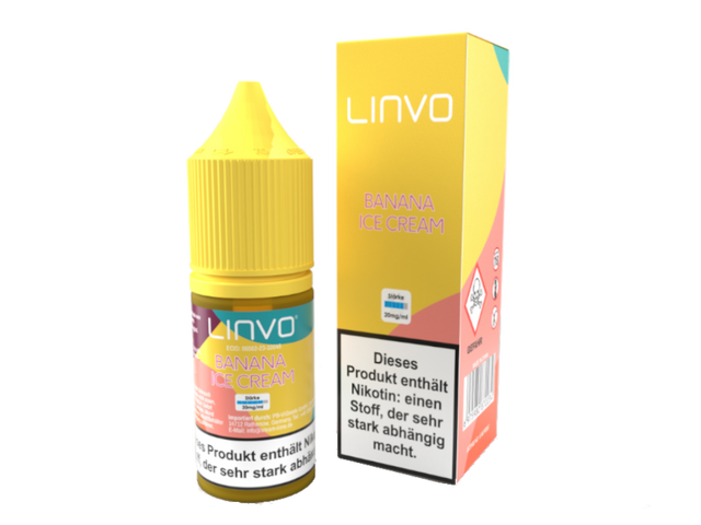 Linvo - Banana Ice Cream - Nikotinsalz Liquid - 20 mg