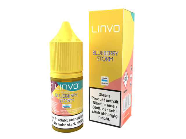 Linvo – Blueberry Storm – Nikotinsalz Liquid – 20 mg