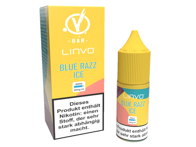 Linvo - Blue Razz Ice - Nikotinsalz Liquid - 20 mg