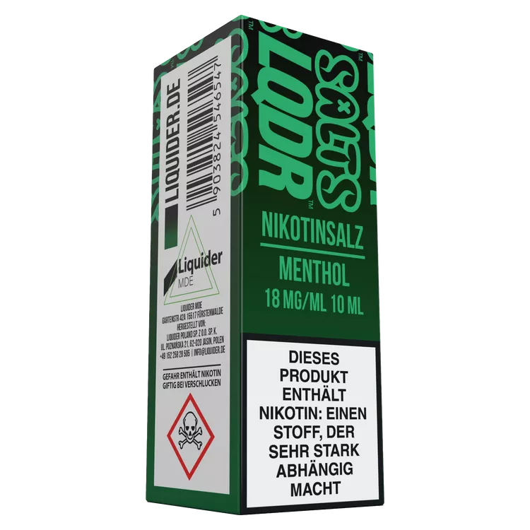 Liquider – Menthol – Nikotinsalz Liquid – 18 mg