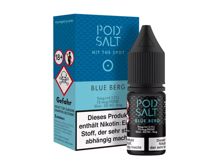 Pod Salt – Blue Berg – Nikotinsalz Liquid – 10 ml