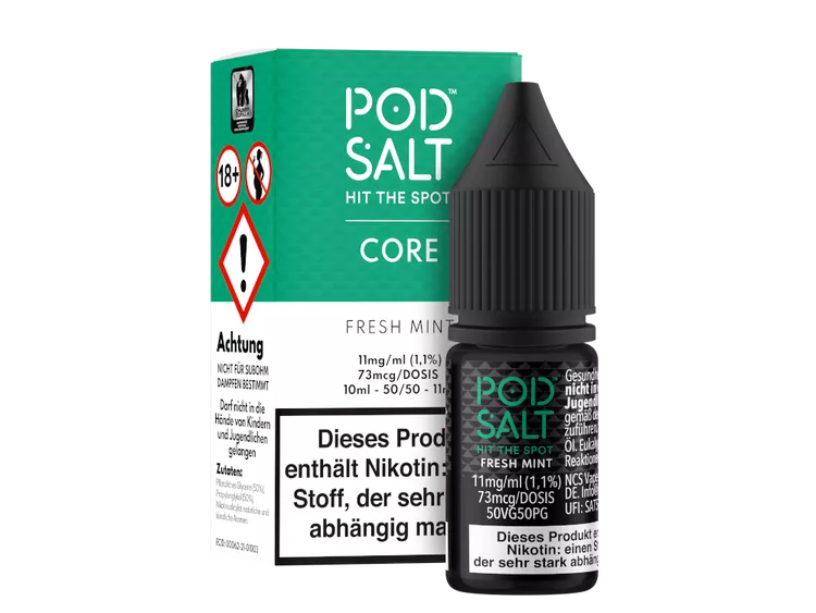 Pod Salt Core – Fresh Mint – Nikotinsalz Liquid – 10 ml