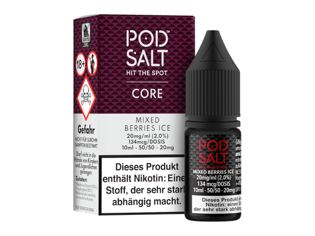Pod Salt Core - Mixed Berries Ice - Nikotinsalz Liquid - 10 ml