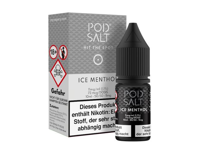 Pod Salt - Ice Menthol - Nikotinsalz Liquid - 10 ml