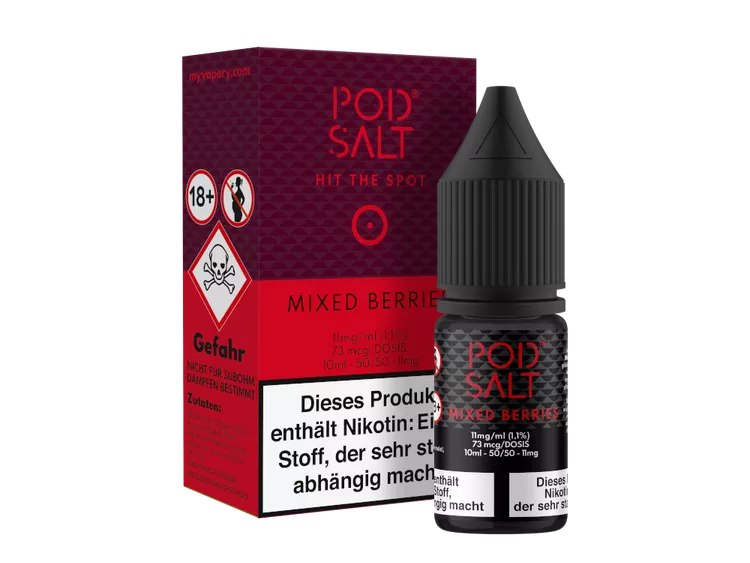 Pod Salt - Mixed Berries - Nikotinsalz Liquid - 10 ml