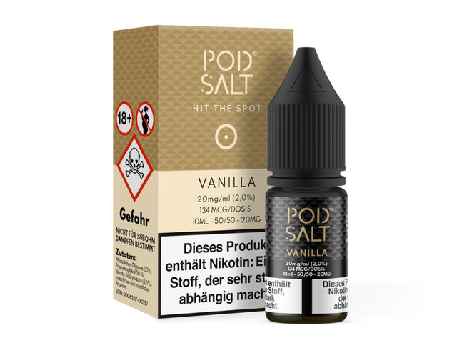 Pod Salt – Vanilla – Nikotinsalz Liquid – 10 ml