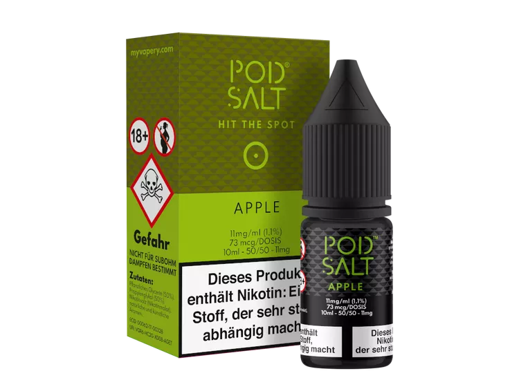 Pod Salt - Apple - Nikotinsalz Liquid - 10 ml