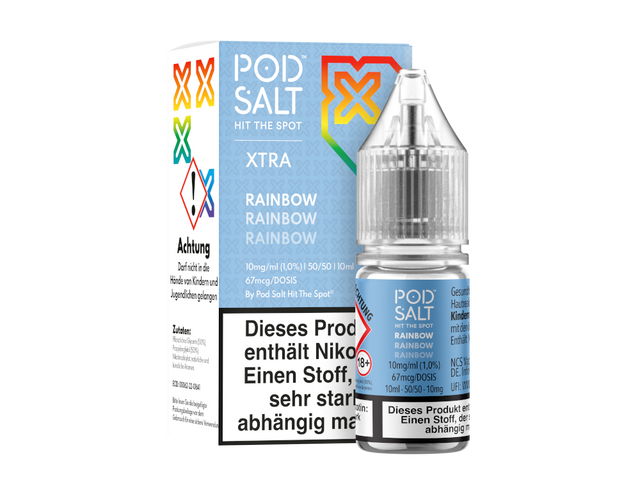 Pod Salt X – Rainbow – Nikotinsalz Liquid – 10 ml
