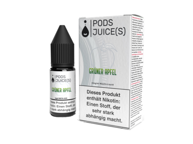 Pods Juices - Grüner Apfel - Liquid - 10 mg