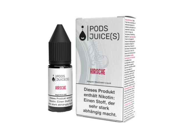 Pods Juices - Kirsche - Nikotinsalz Liquid - 10 ml