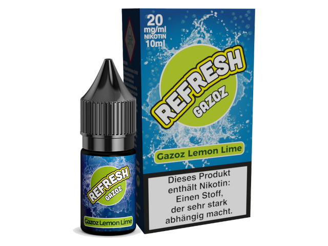 Refresh Gazoz - Lemon Lime - Hybrid Nikotinsalz Liquid - 10 ml