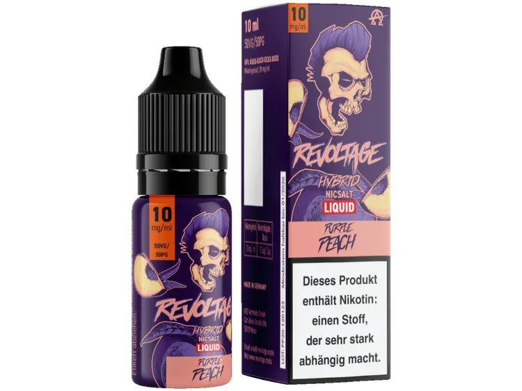 Revoltage – Purple Peach – Hybrid Nikotinsalz Liquid – 10 ml