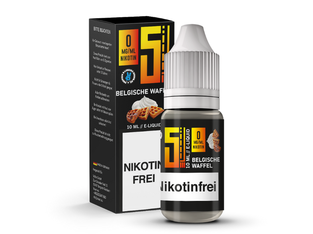 5EL Belgische Waffel E-Zigaretten Liquid – 10ml