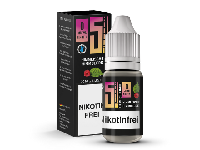 5EL Himmlische Himbeere E-Zigaretten Liquid - 10ml