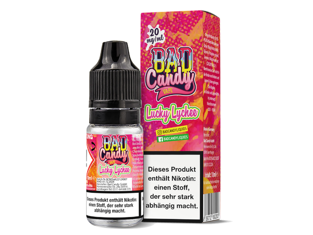 Bad Candy – Lucky Lychee – Nikotinsalz Liquid – 10 ml