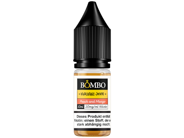 Bombo – Peach and Mango – Nikotinsalz Liquid – 10 ml