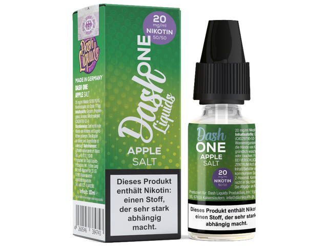 Dash Liquids - One - Apple - Nikotinsalz Liquid - 10 ml