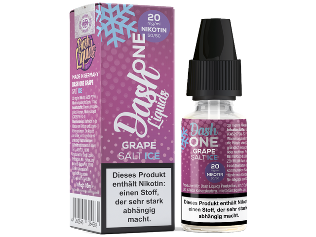Dash Liquids - One - Grape Ice - Nikotinsalz Liquid - 10 ml