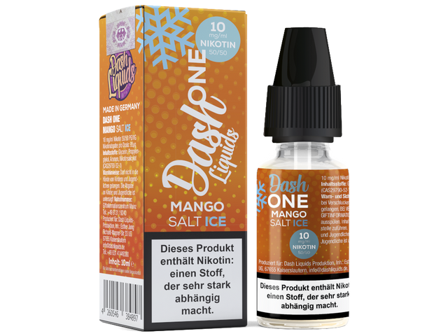 Dash Liquids – One – Mango Ice – Nikotinsalz Liquid – 10 ml