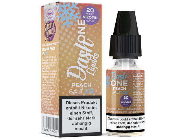 Dash Liquids – One – Peach Ice – Nikotinsalz Liquid – 10 ml