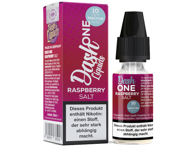 Dash Liquids - One - Raspberry - Nikotinsalz Liquid - 10 ml